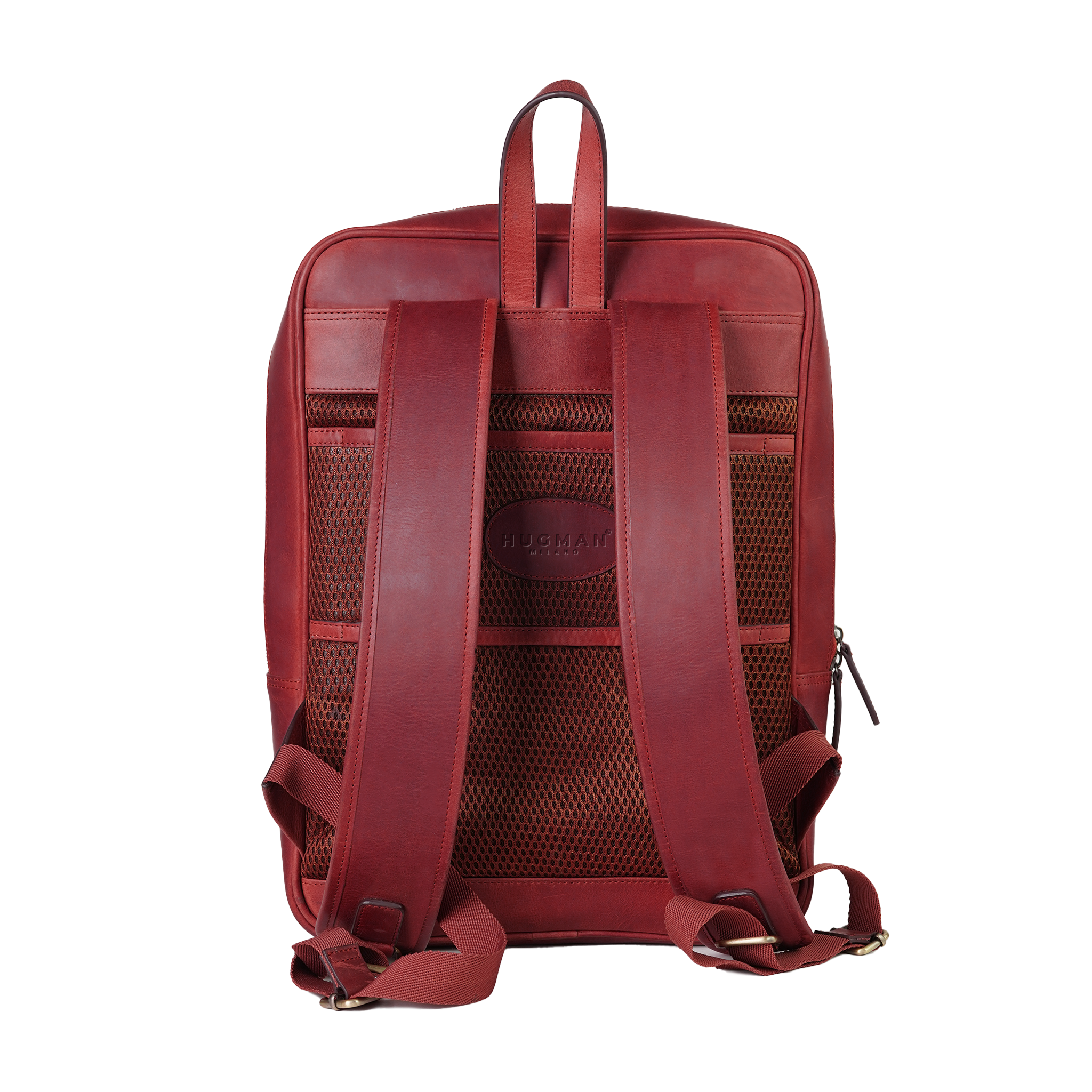 burgundy leather backpack laptop Executive Leather Backpack – Hugman