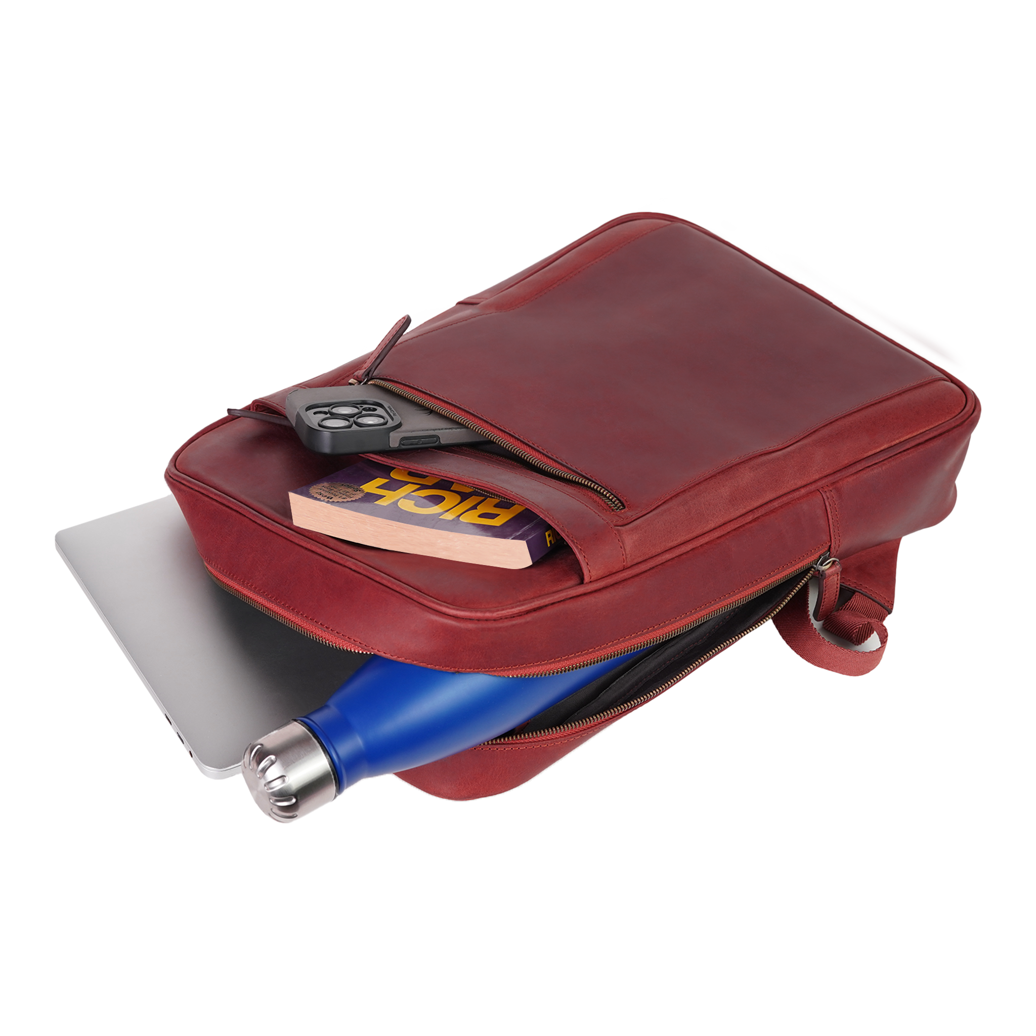 Executive Leather Backpack