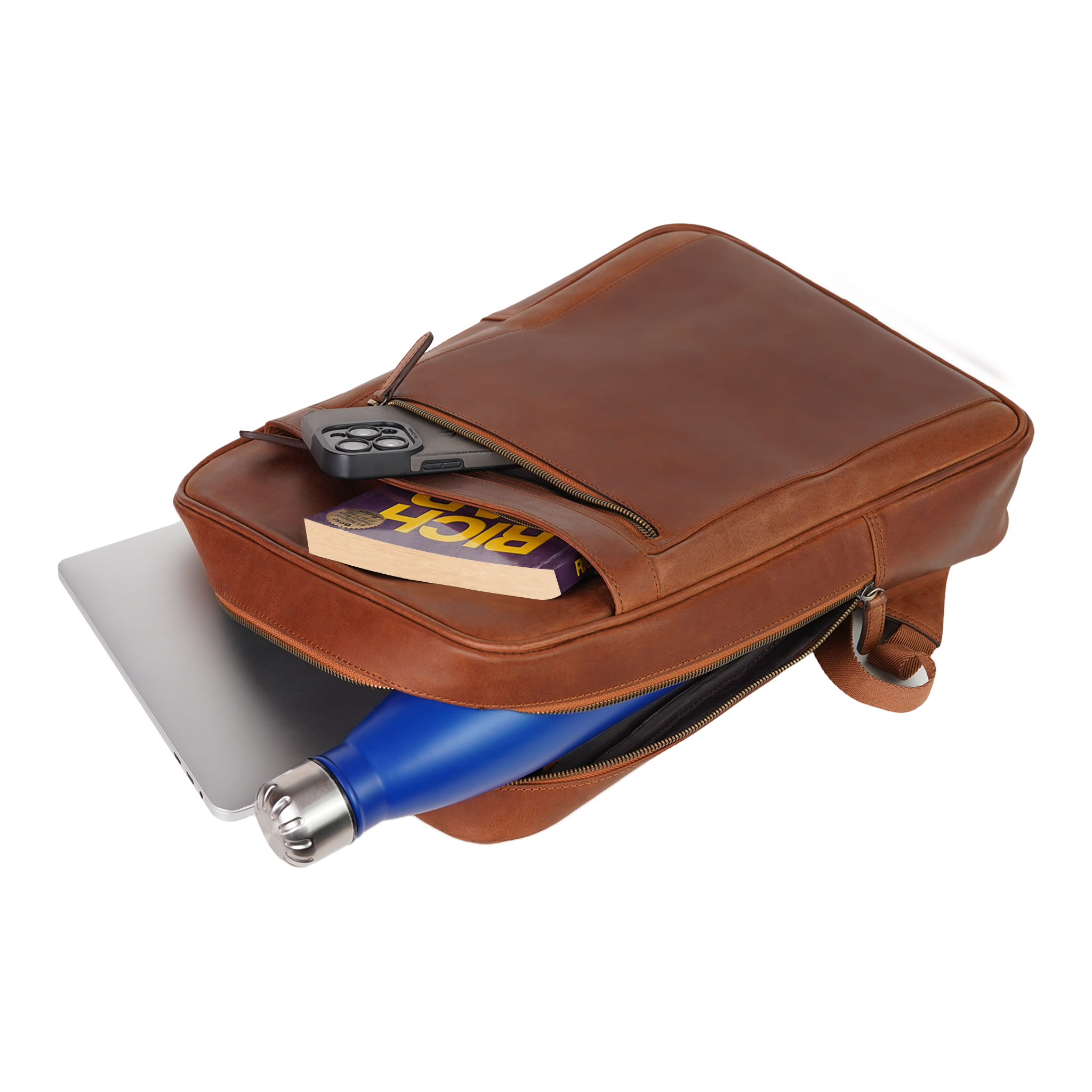 Executive Leather Backpack