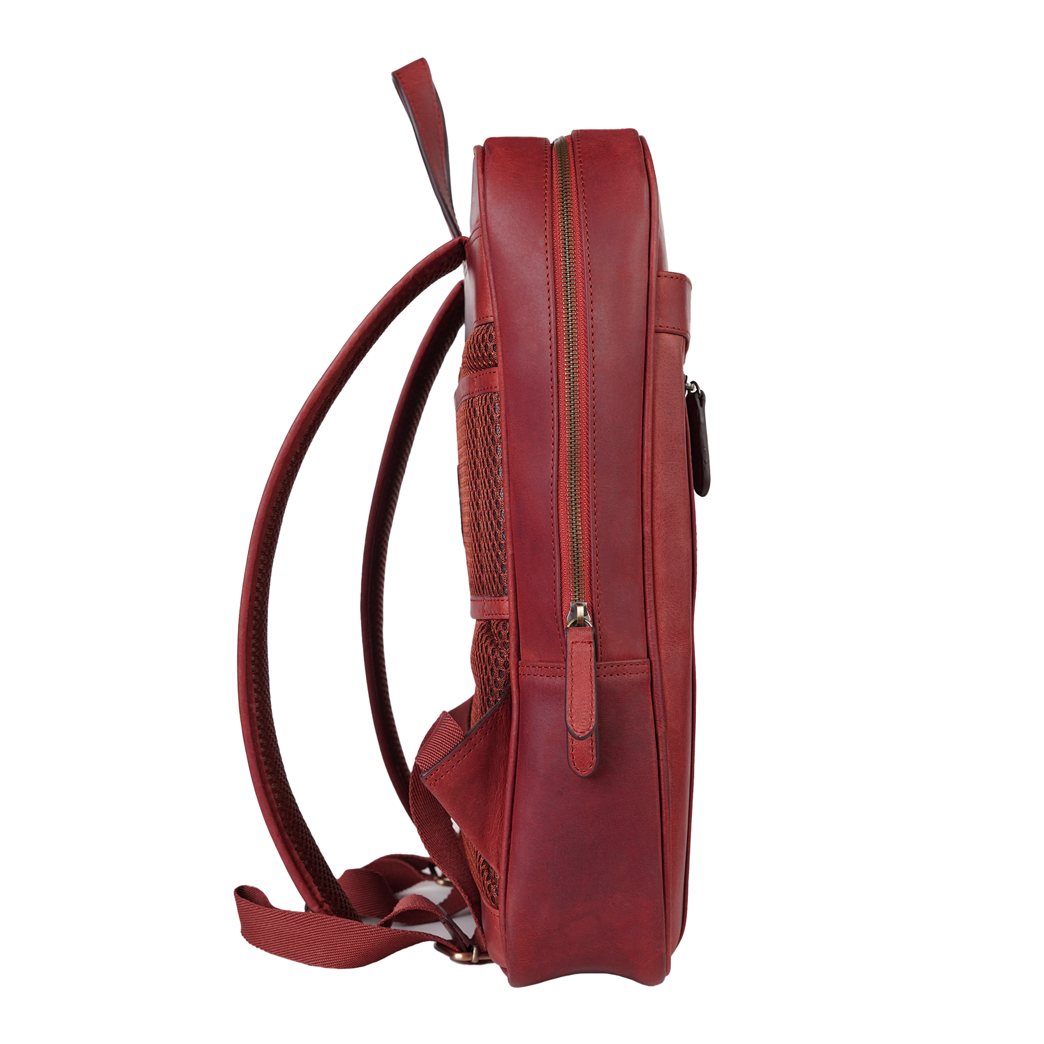 buscemi phd large leather backpack red Executive Leather Backpack – Hugman